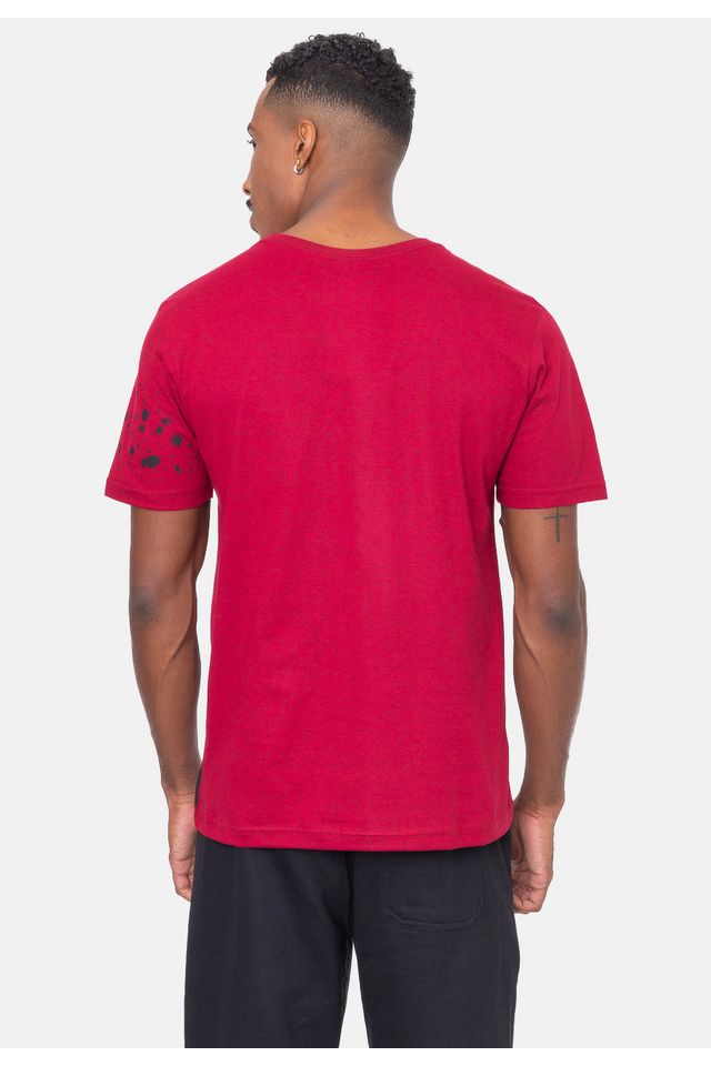 Camiseta-Ecko-Gohan-Vermelha-Mescla