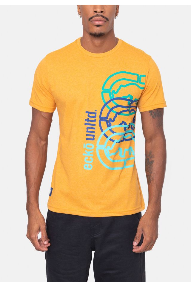Camiseta-Ecko-Mocassin-Amarela
