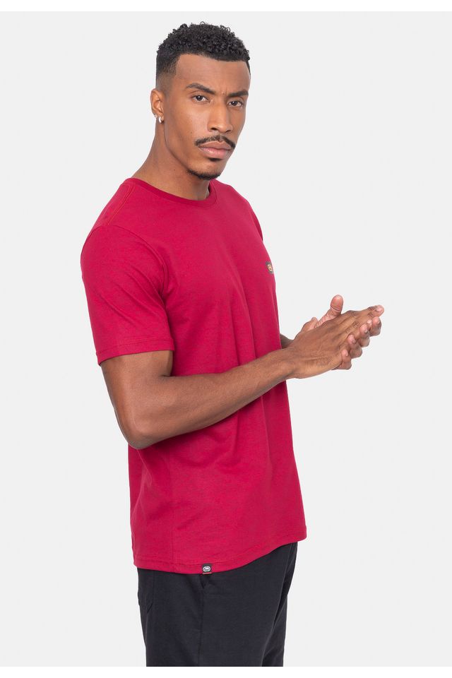 Camiseta-Ecko-Fashion-Basic-Logocor-Vermelha-Mescla