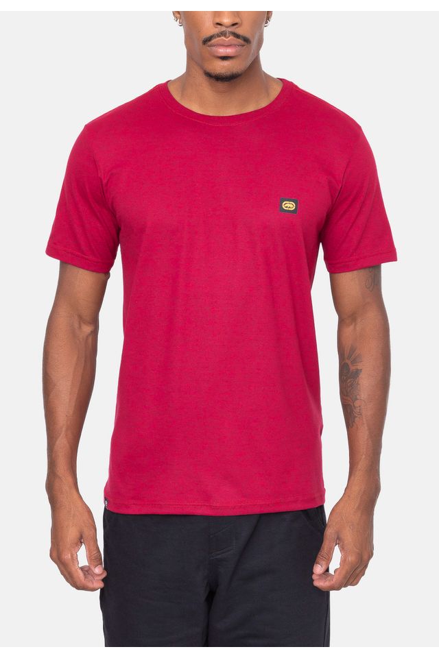 Camiseta-Ecko-Fashion-Basic-Logocor-Vermelha-Mescla