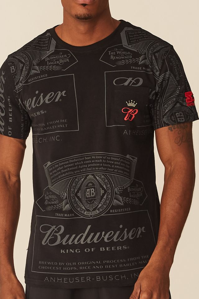 Camiseta-Starter-Collab-Budweiser-Black