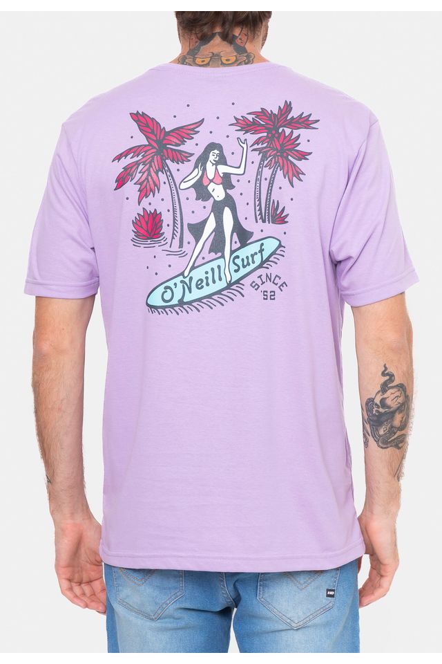 Camiseta-Oneill-Classic-Girl-Lilas