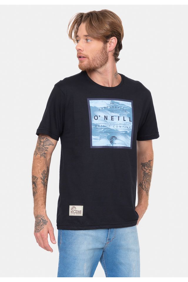 Camiseta-Oneill-Originals-Wet-Preta