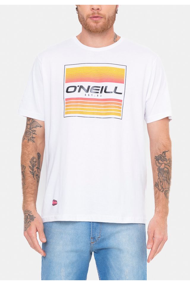 Camiseta-Oneill-Flair-Off-White