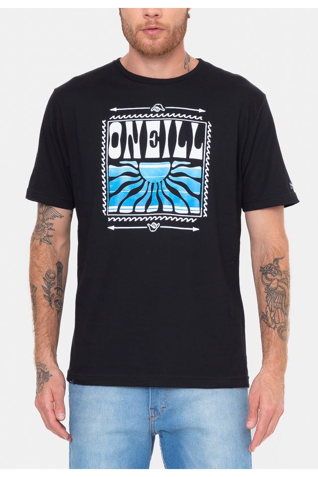 Camiseta-Oneill-Pancho-Preta
