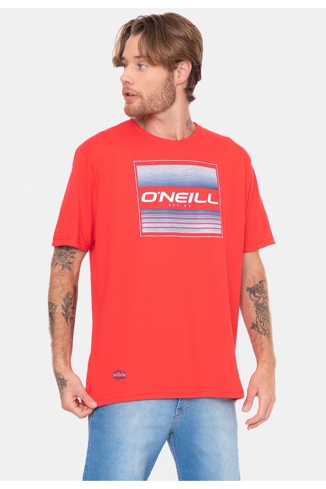 Camiseta-Oneill-Flair-Coral