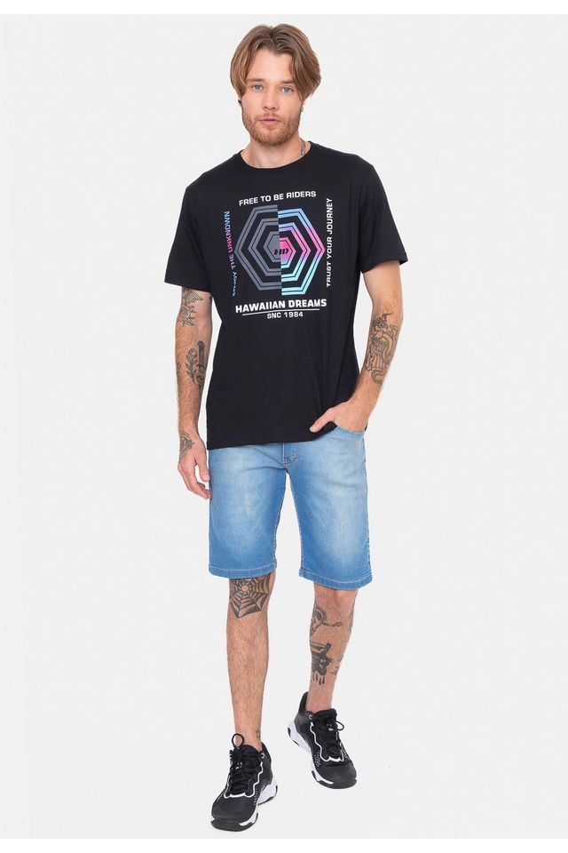 Camiseta-HD-Spiral-Preta