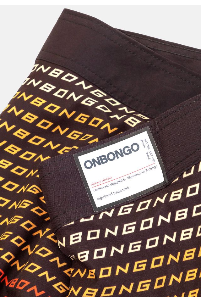 Boardshort-Onbongo-Plus-Size-Will-Preto-Com-Laranja