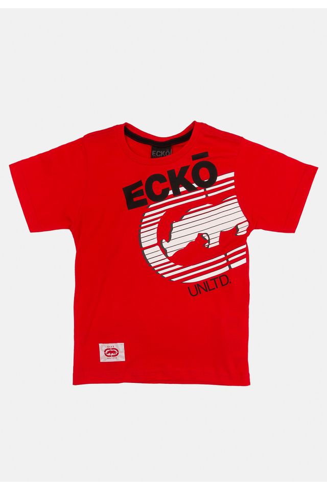 Camiseta-Ecko-Infantil-Lime-Vermelha