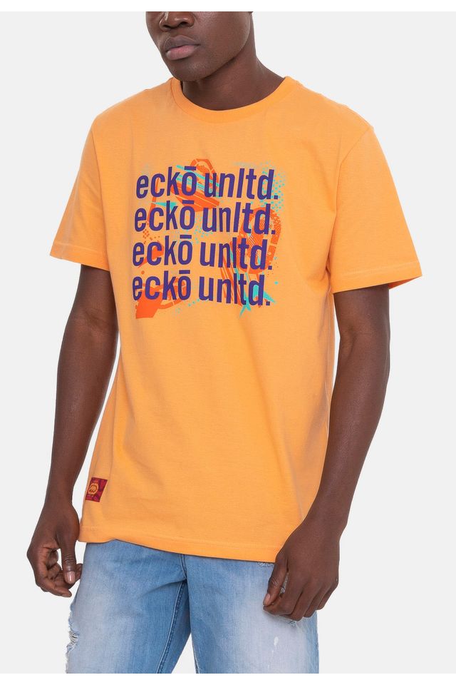 Camiseta-Ecko-Ruddiness-Laranja