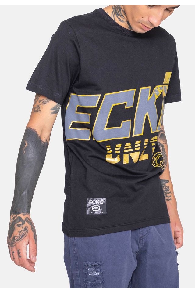 Camiseta-Ecko-Blush-Preta