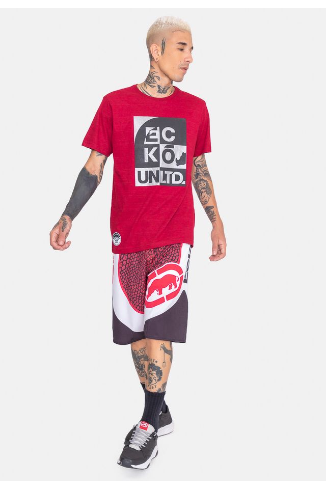 Camiseta-Ecko-Rocker-Vermelha