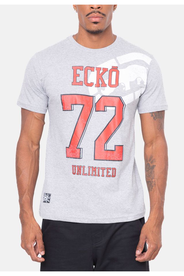 Camiseta-Ecko-Trainning-Cinza-Mescla