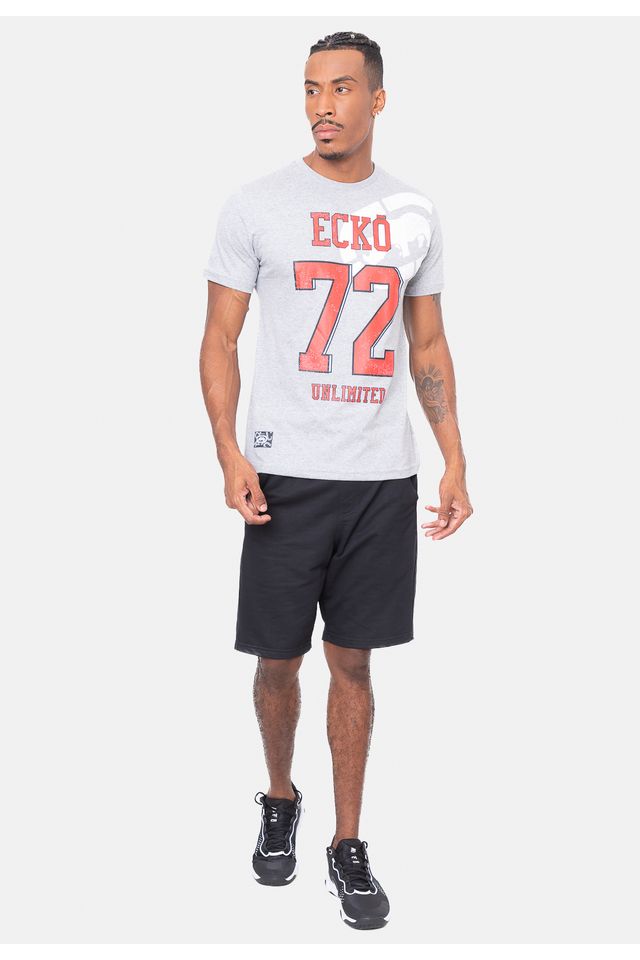 Camiseta-Ecko-Trainning-Cinza-Mescla