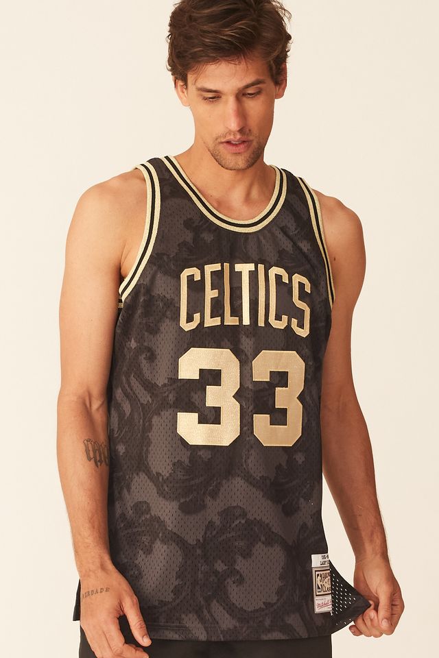 Mitchell & Ness - Swingman Jersey Celtics Larry Bird Jersey - Black