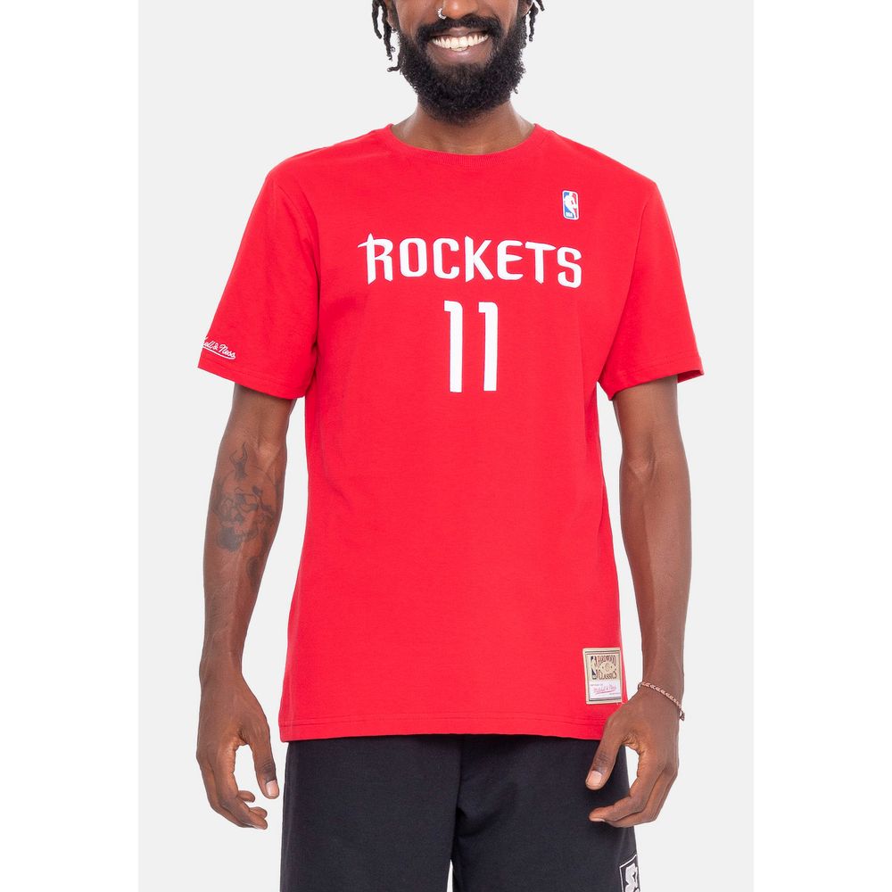 Camiseta Mitchell & Ness Name And Number Yao Ming Houston Rockets ...