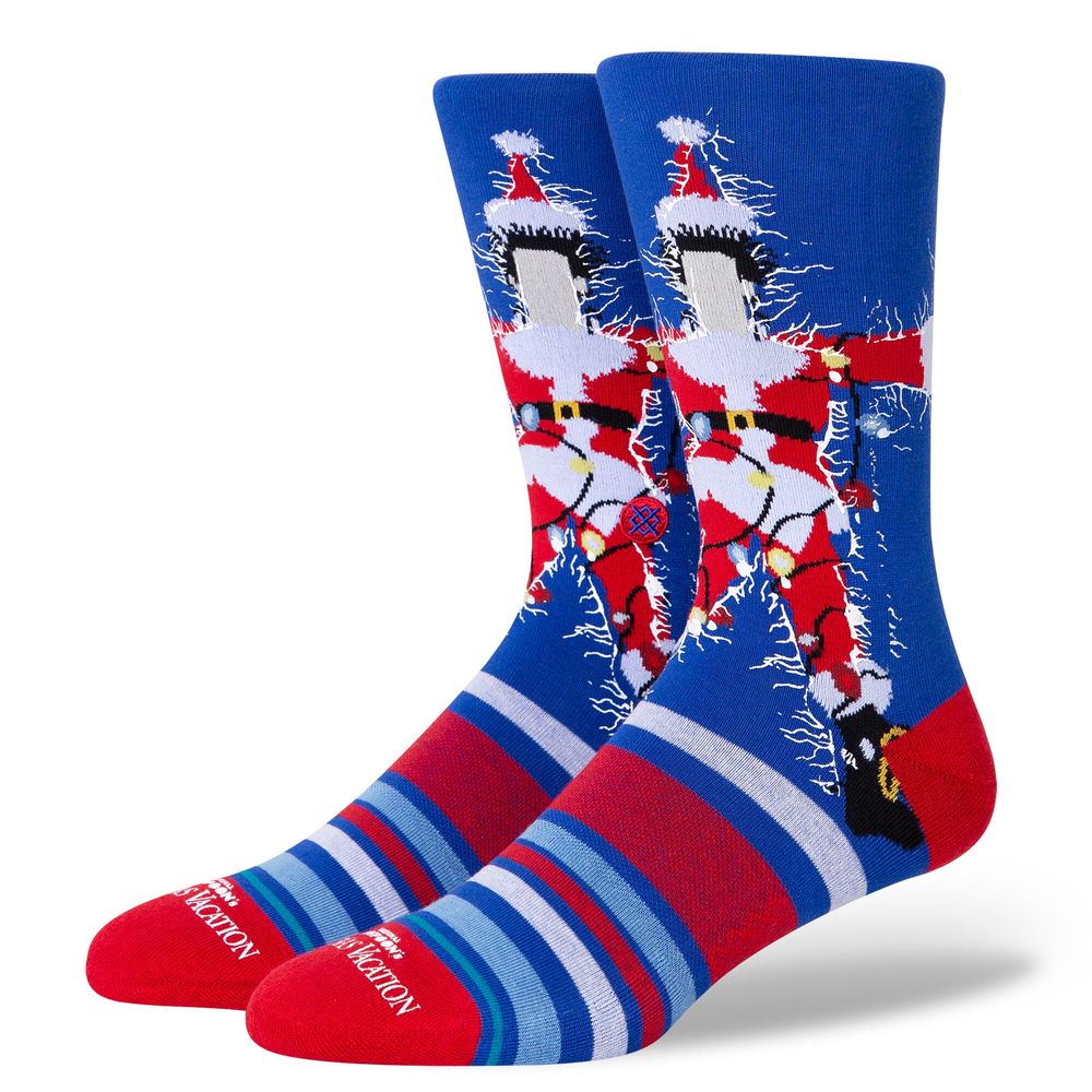 Meia Stance Christmas Vacation Azul StanceBr meia-stance-christmas-vacation-azul-stancebr