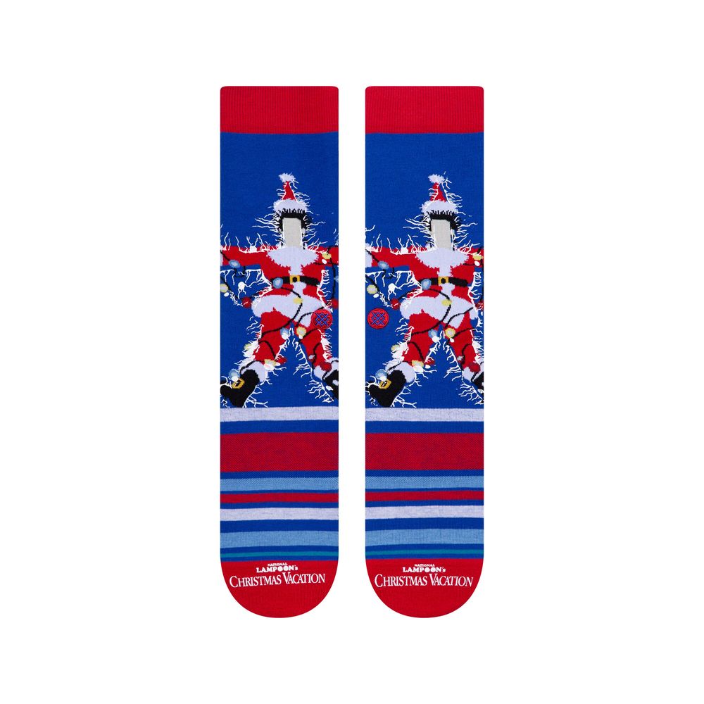 Meia Stance Christmas Vacation Azul StanceBr meia-stance-christmas-vacation-azul-stancebr