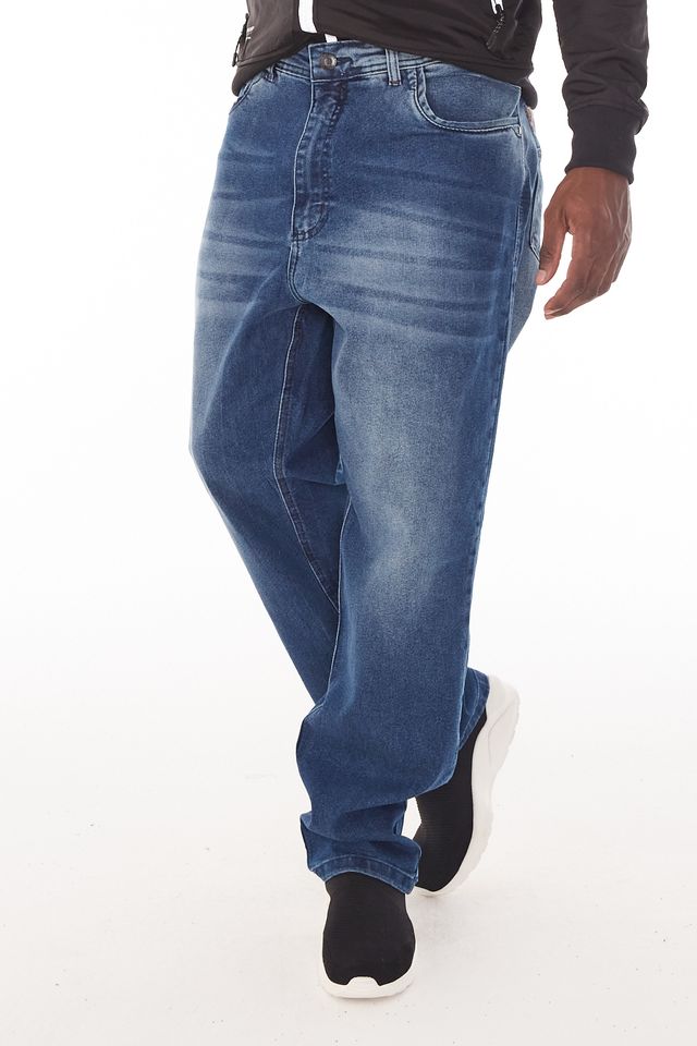 Calça Jeans HD Plus Size Slim Azul - HawaiianDreams