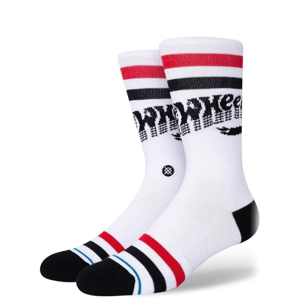 Meia Stance Hot Wheels Fade Kids Branca MitchellAndNess