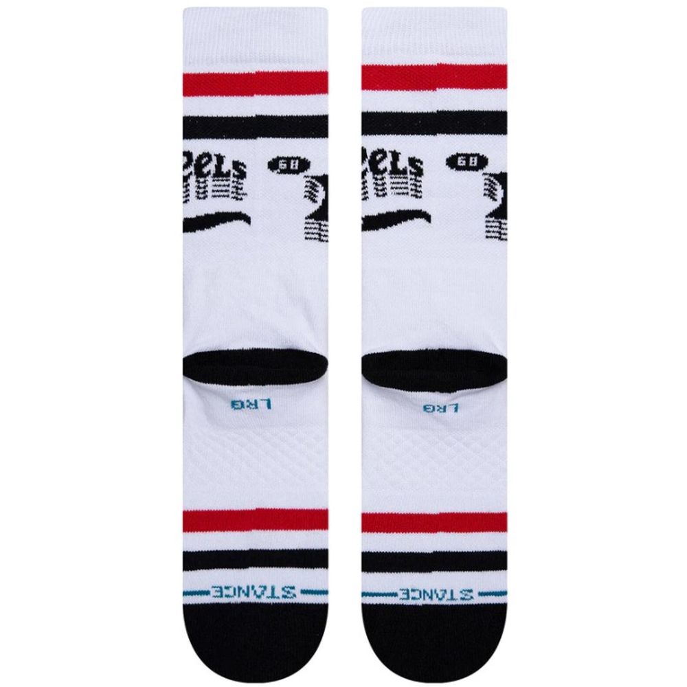 Meia Stance Hot Wheels Fade Kids Branca MitchellAndNess