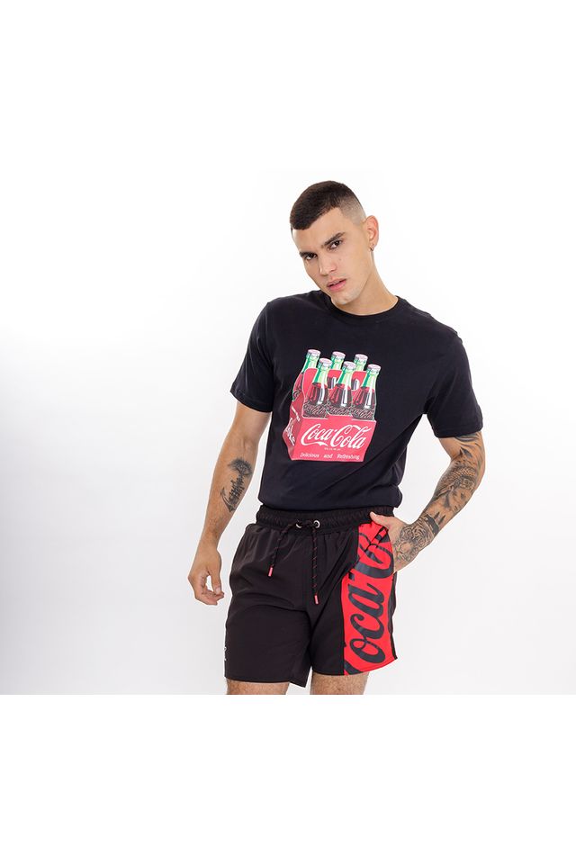 Shorts coca hot sale cola feminino