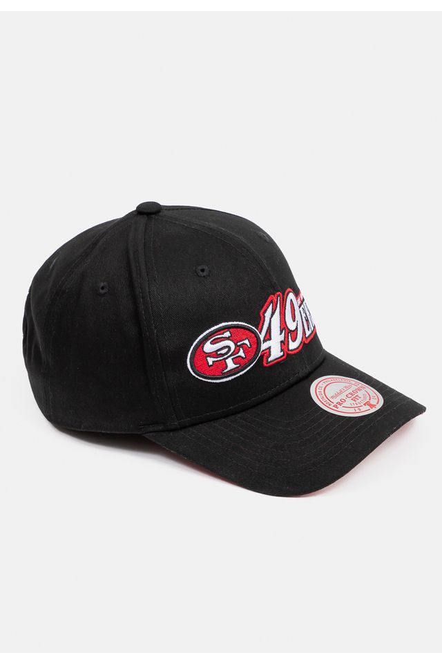 NEW ERA “TEAM SCRIPT SF 49ERS SNAPBACK (BLACK/RED) - ShopperBoard