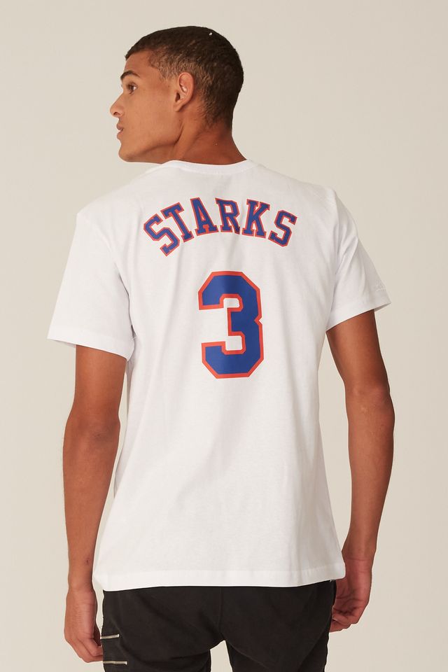 Camiseta Mitchell & Ness Estampada New York Knicks John Starks