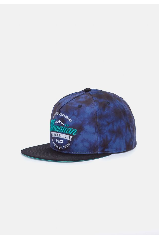 Bone-HD-Aba-Reta-Snapback-Azul