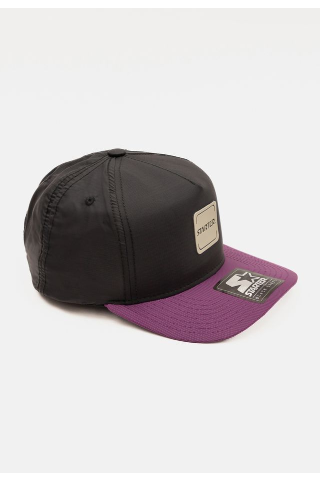Bone-Starter-Aba-Curva-Snapback-Ninty-Preto