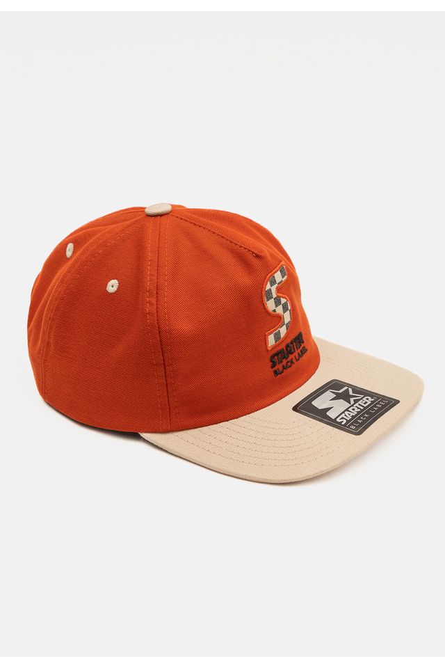 Bone-Starter-Aba-Reta-Snapback-Ninty-Laranja