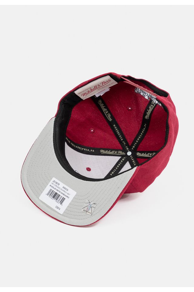 Bone-Mitchell---Ness-NBA-Core-Basic-Snapback-Miami-Heat-Marrom