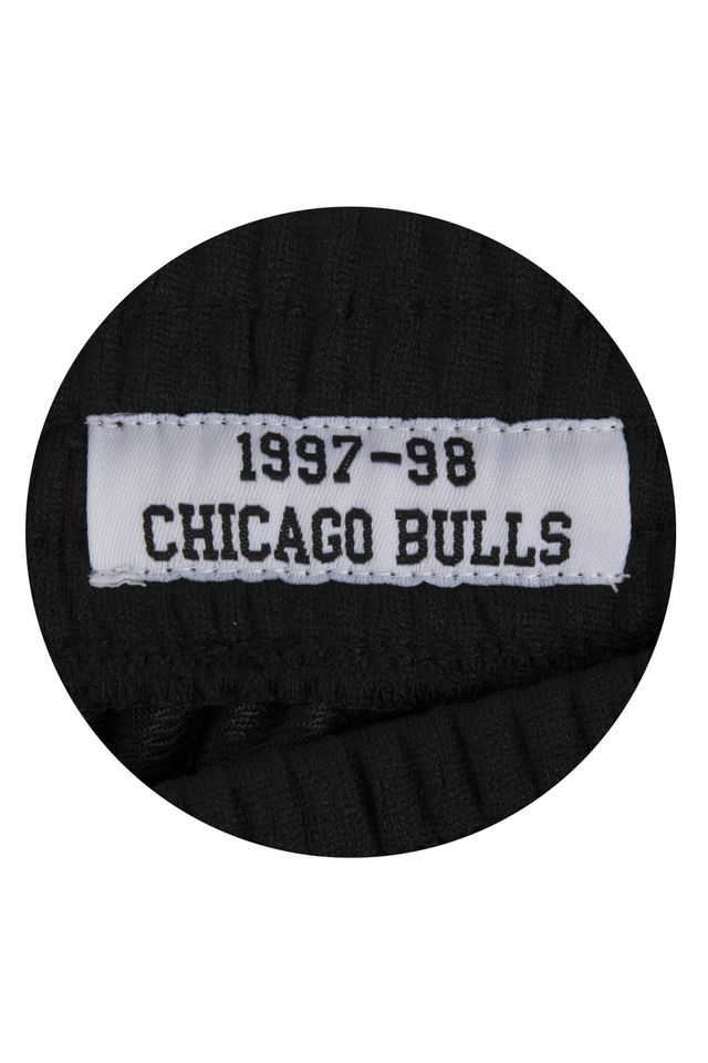 Shorts-Mitchell---Ness-Swingman-Chicago-Bulls-Alternate-1997-1998-Preto