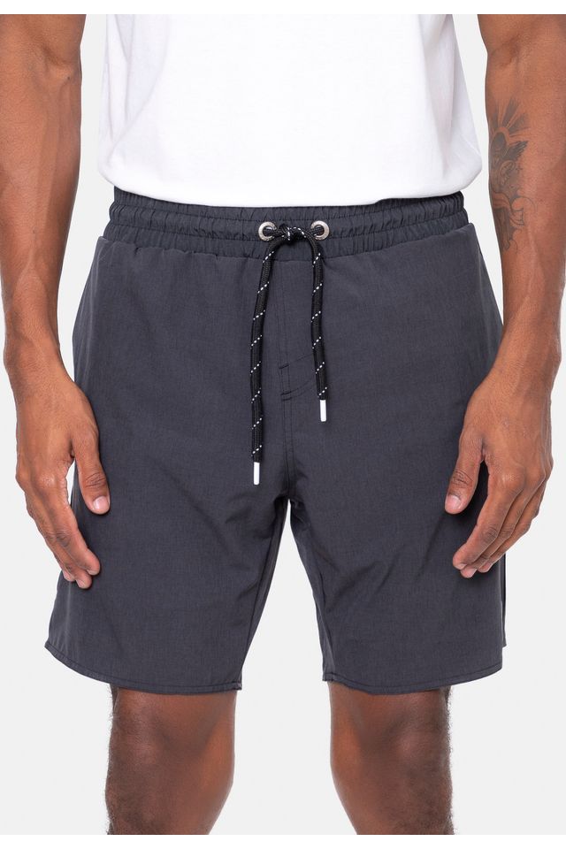 Shorts-Starter-Sintetico-com-Elastico-Preto-Mescla