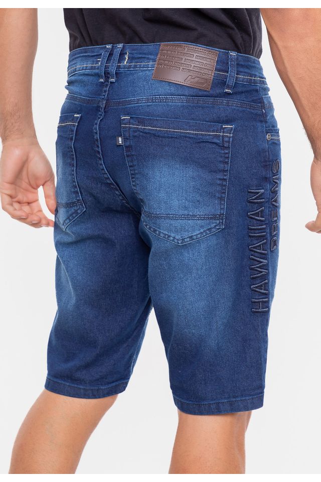 Bermuda-HD-Jeans-Slim-Azul