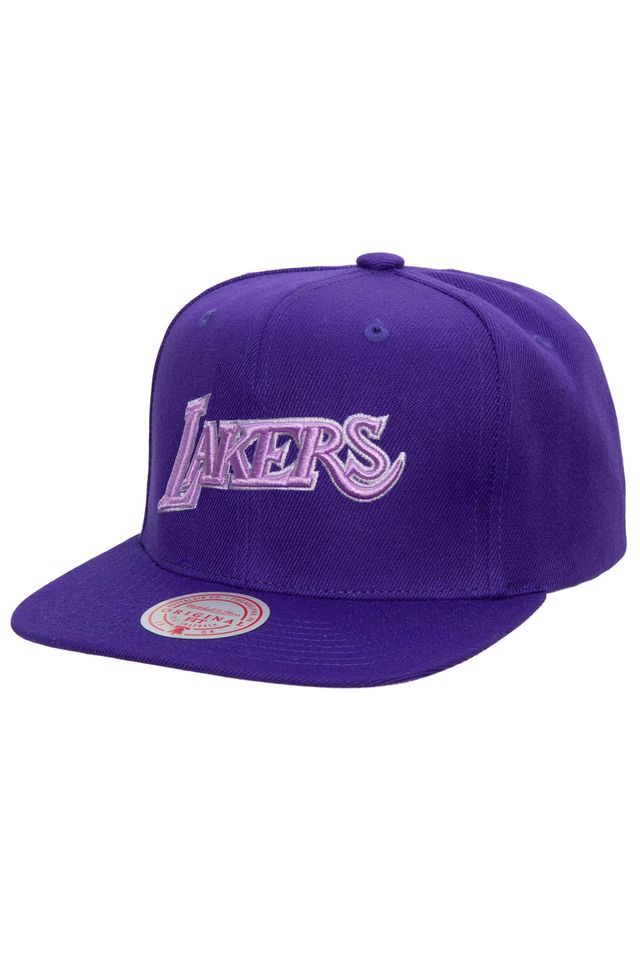 Bone-Mitchell---Ness-NBA-Monochromatic-Snapback-Los-Angeles-Lakers-Roxo