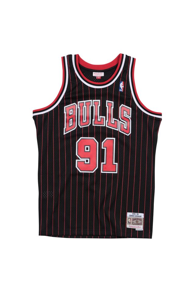 MITCHELL AND NESS NBA Cream Swingman Jersey Chicago Bulls TFSM5052