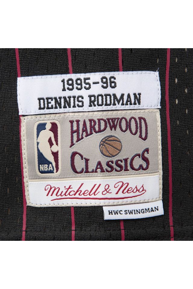 Mitchell & Ness Swingman Chicago Bulls Alternate 1995-96 Dennis Rodman Jersey, Black