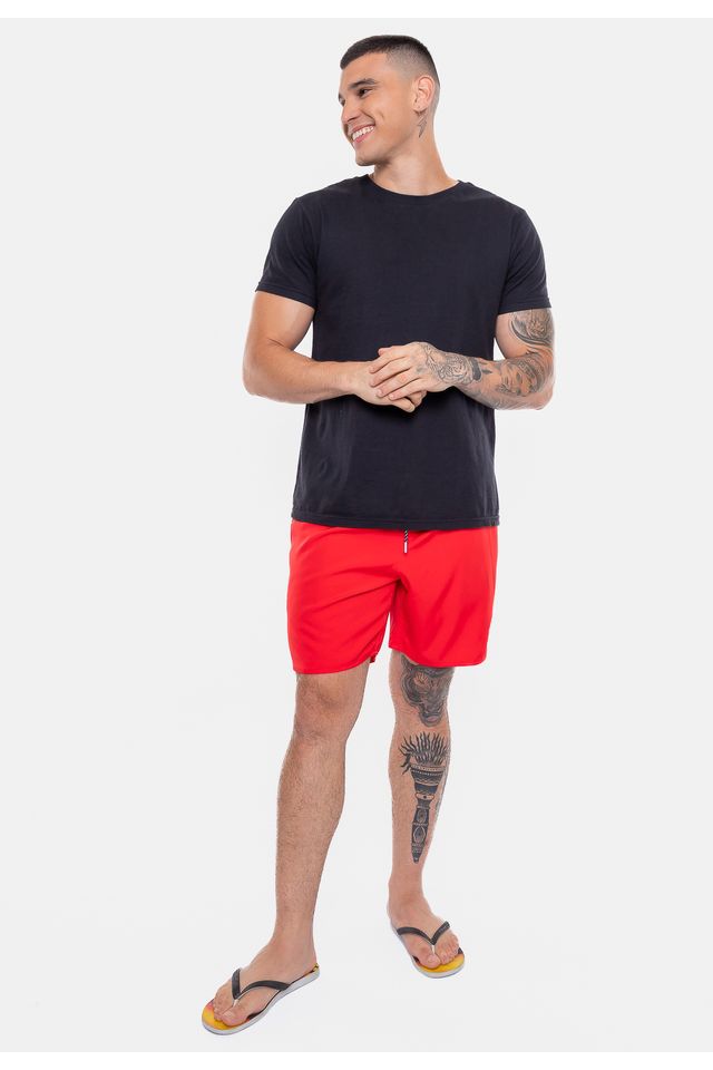 Shorts-Fatal-Elastico-Vermelho-Rubi