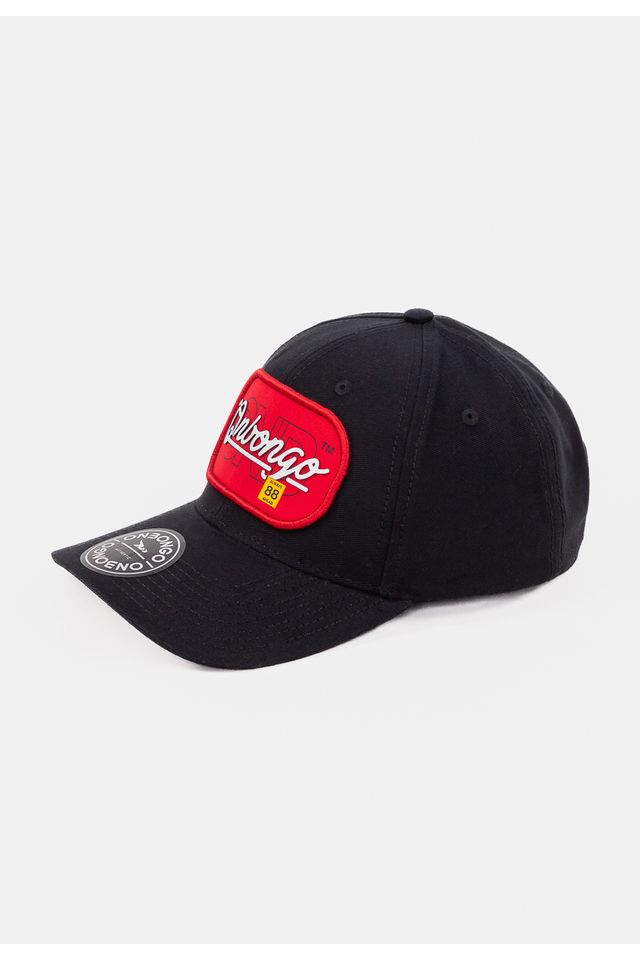 Bone-Onbongo-Snapback-Aba-Curva-Preto