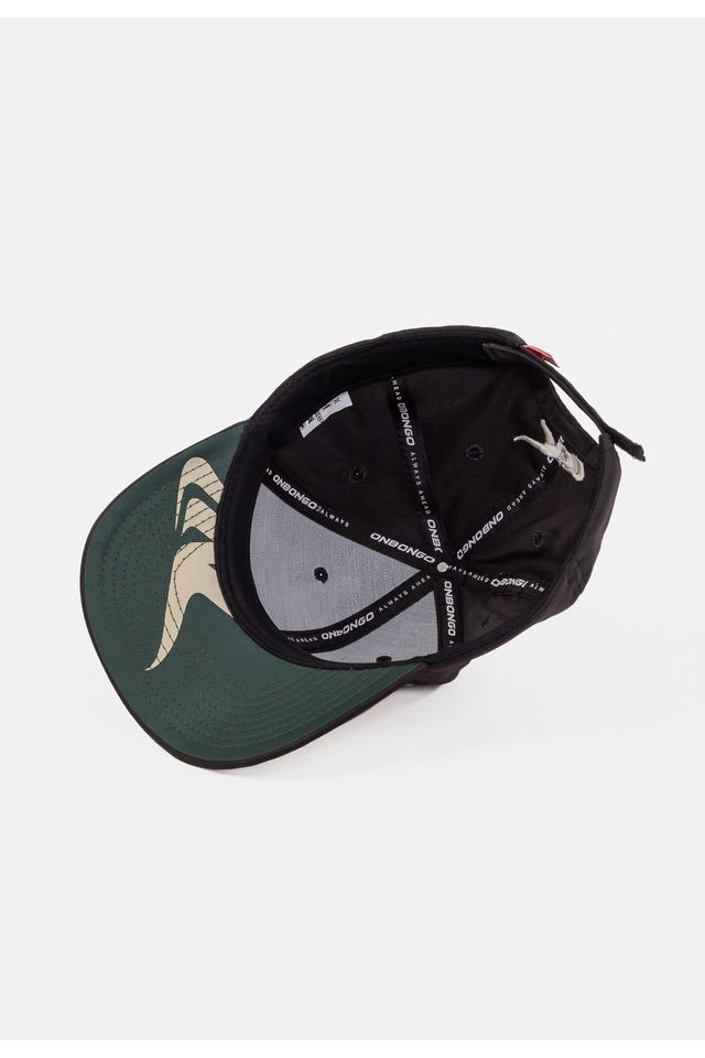 Bone-Onbongo-Snapback-Aba-Curva-Preto