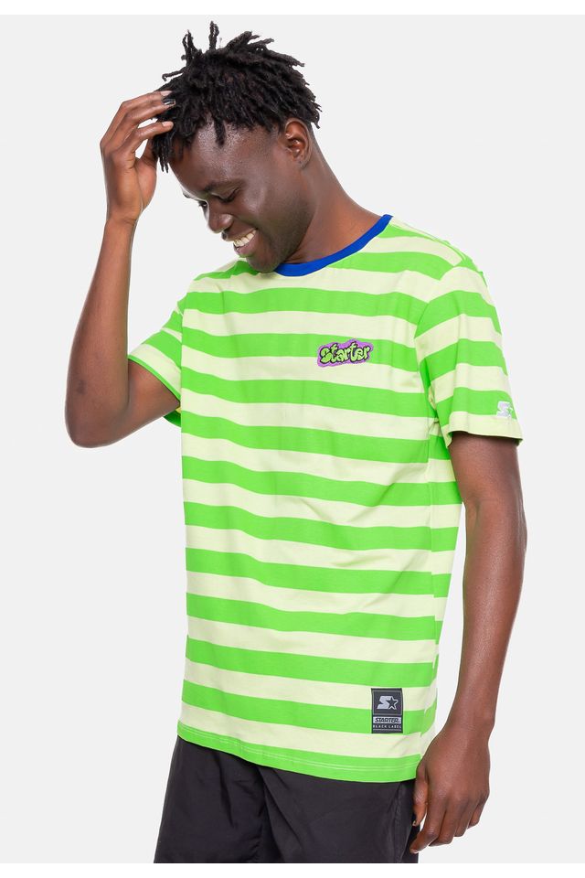 Camiseta-Starter-Listrada-Bel-Air-Verde