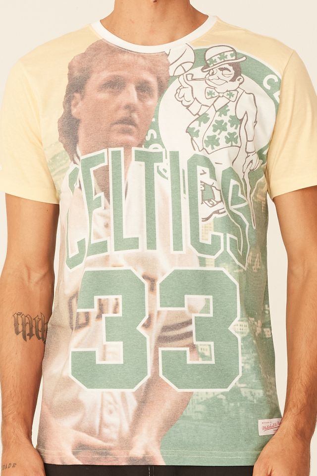 Camiseta-Mitchell---Ness-Estampada-City-Pride-Boston-Celtics-Larry-Bird-Verde