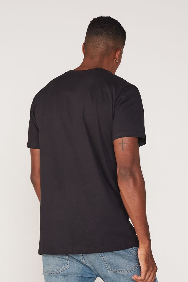 Camiseta-Starter-Estampada-Preta