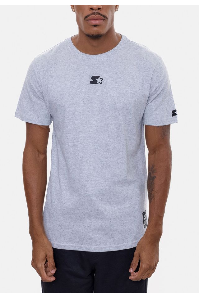 Camiseta-Starter-Estampada-Logo-Cinza-Mescla
