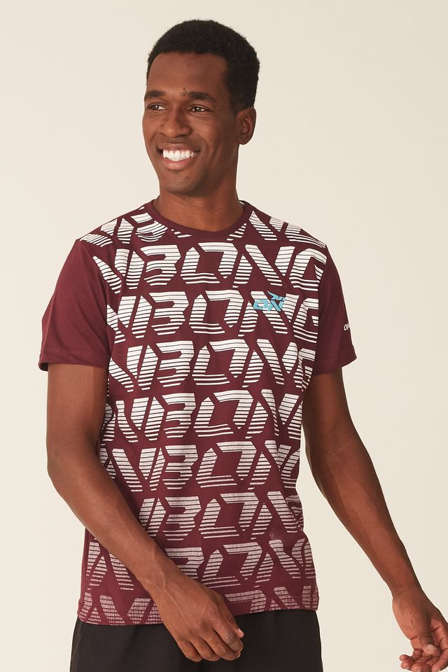 Camiseta-Onbongo-Estampada-Vinho