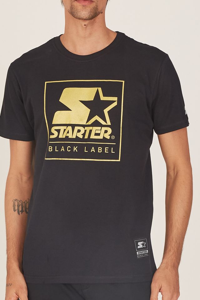 Camiseta Starter Estampada Preta - Urbane