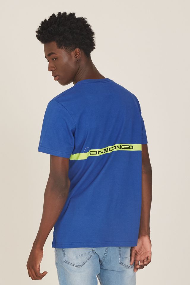 Camiseta-Onbongo-Estampada-Azul-Royal
