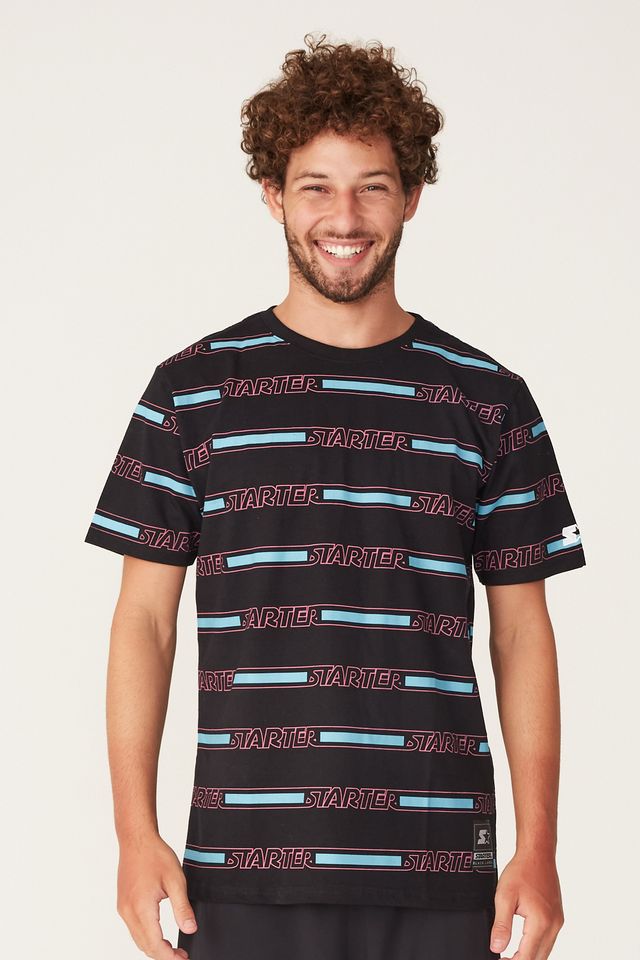 Camiseta-Starter-Full-Print-Preta