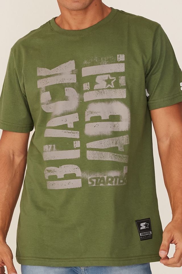 Camiseta-Starter-Estampada-Verde-Militar